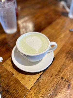 Matcha latte w/ oat milk