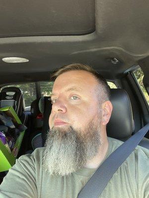 Haircut and beard trim