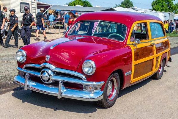 Beautiful Ford Woodie Station Wagon