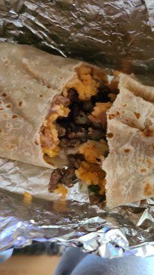 Carne asada burrito