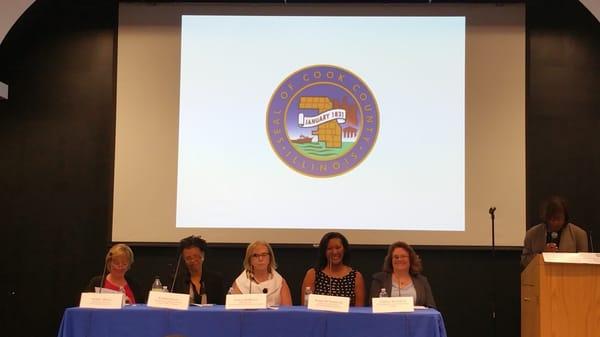 Distinguished panel on equal pay for equal work.