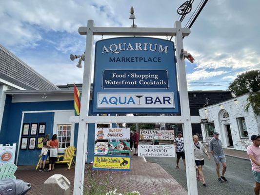 Front of Aquarium Marketplace