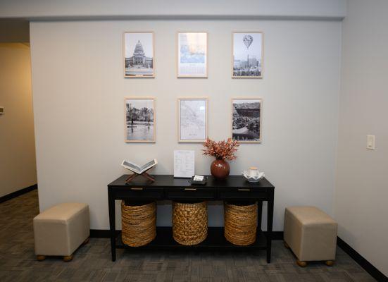 Alpine Chiropractic Boise chiropractor waiting area