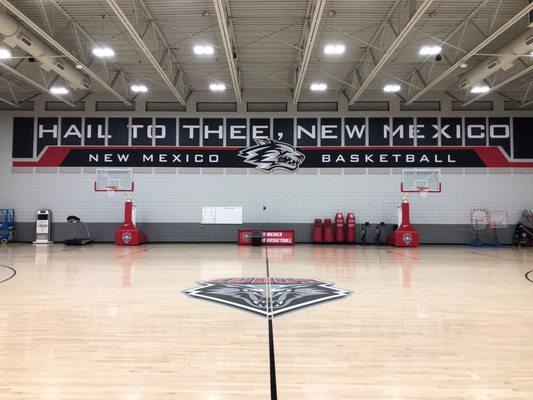 UNM Lobo Basketball Rudy Davalos Practice Facilty