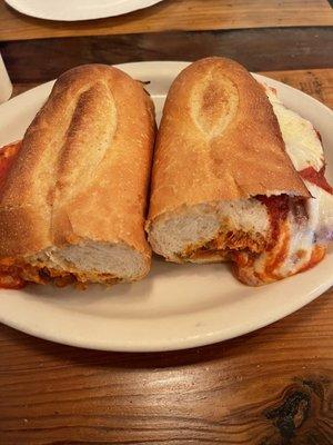 Eggplant Parmigiana Sub