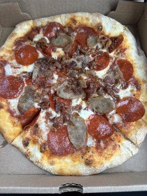 10" All Meat Pizza