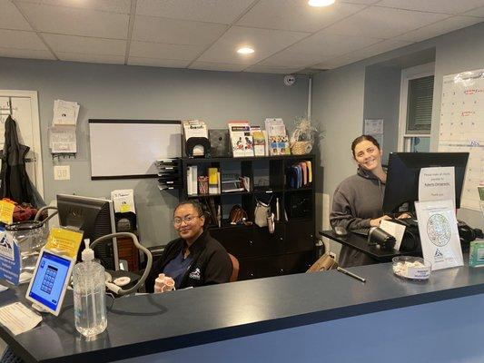 Our friendly Front Desk team!