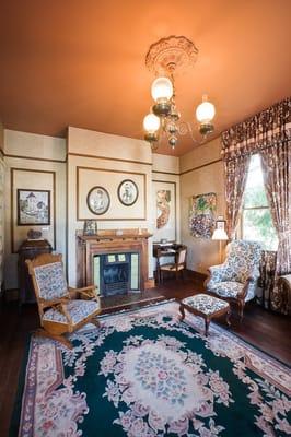 Formal parlor, Gaches Mansion.  Photo by Nathaniel Willson.