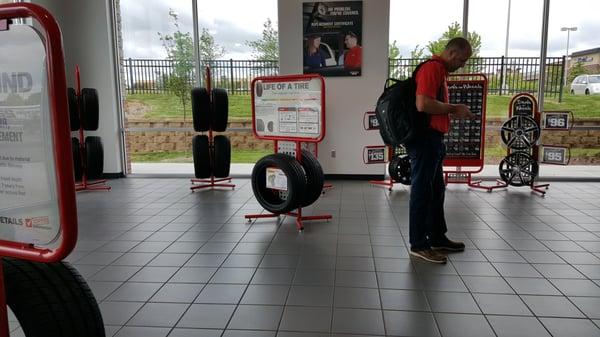 Indoor waiting area