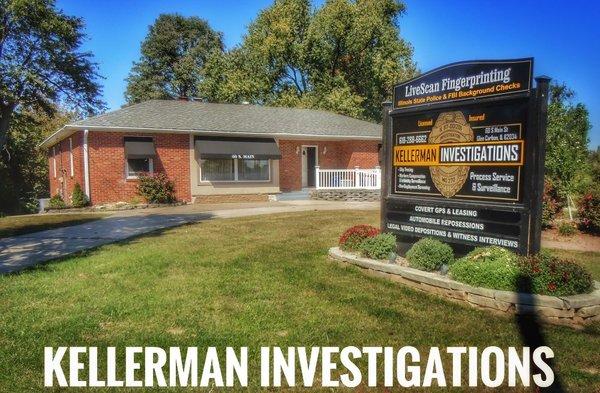 Kellerman Investigations, located at 60 S Main St., in Glen Carbon, IL. 62034