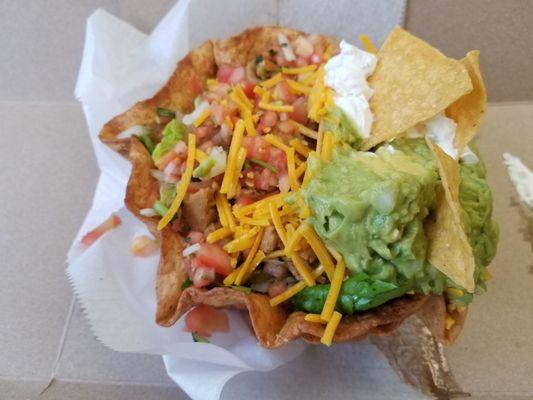 Seitan Taco Salad