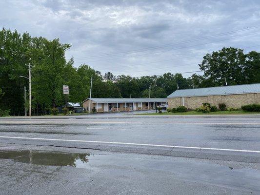 Package store across street