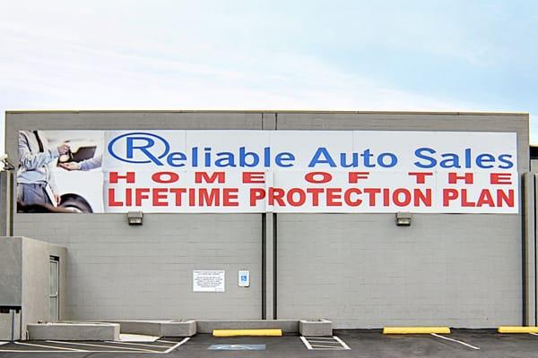 Quality is important to us and picture says it all. Lifetime protection at Reliable Auto Sales.  Come see us for your next car.