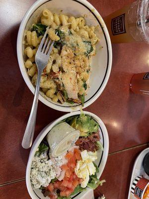 Lunch 2-items pasta and salad - excellent value !!