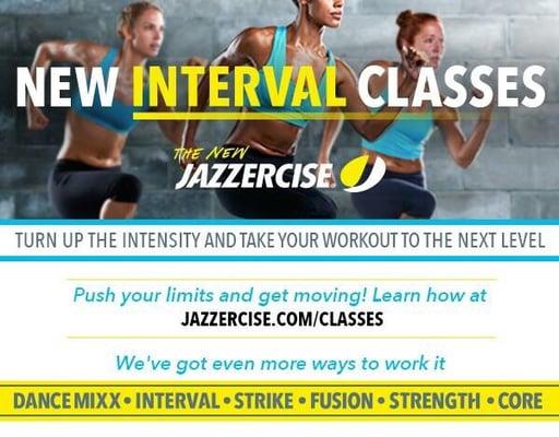 Now offering Interval classes, both Dance Mixx & Fusion!