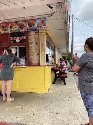 Long lines most any time of day!  Very Good Food.