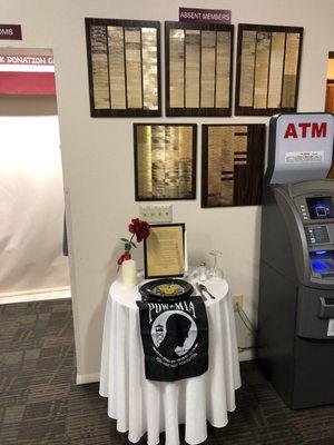 POW-MIA table setting