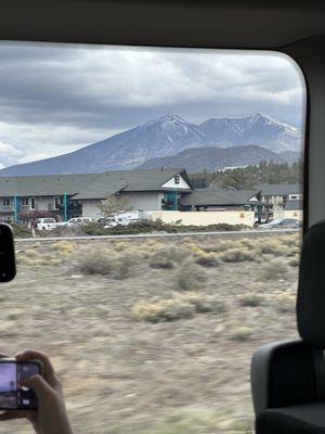 View of the mountains in flagstaff