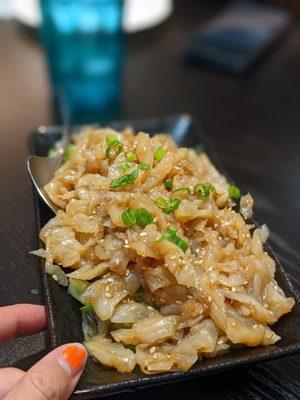 Jellyfish appetizer