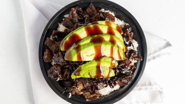 Beef Teriyaki Bowl with Avocado