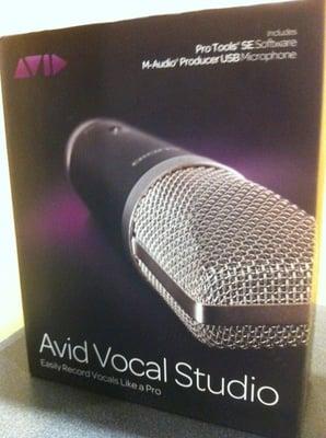 Record high quality vocals using Avid Vocal Studio!