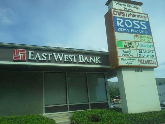 East West Bank Store Front, Warms Springs Plaza, Fremont, CA.