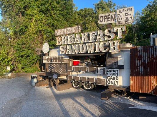 The most amazing Breakfast Sandwich Place