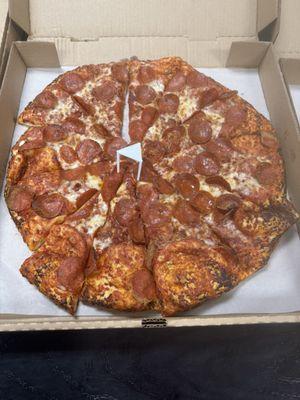 Pepperoni pizza