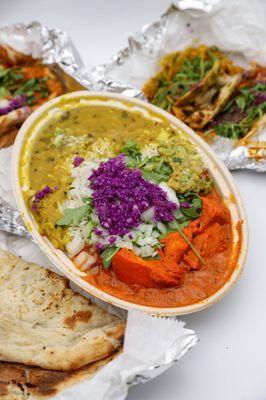 Chicken tikka masala bowl