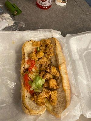 Take out gator po boy.