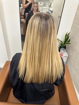 Keratin smoothing treatment