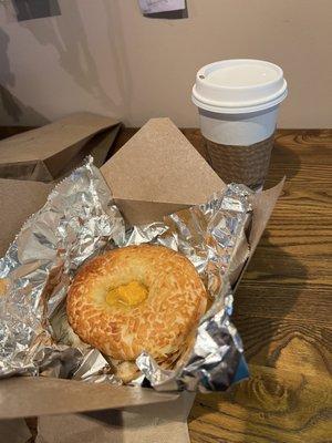 Anyone that lets me get a breakfast sandwich on an Asiago bagel is a winner in my book.