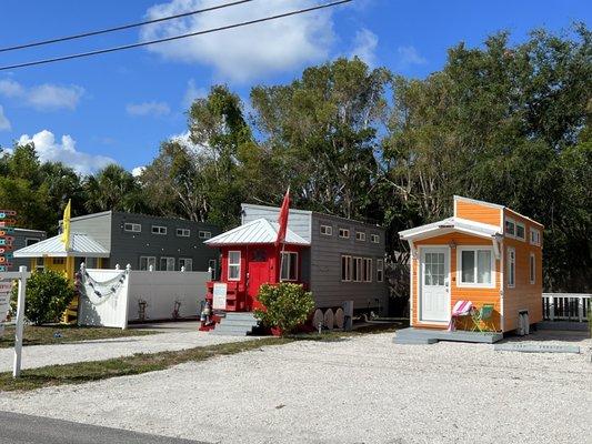 Available themed tiny houses