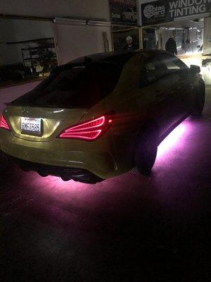 Underbody Lights installation