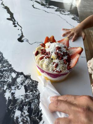 Tropical fruit bowl