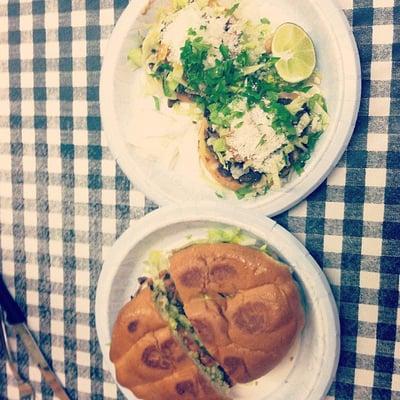 Sopes (top), la torta (bottom).