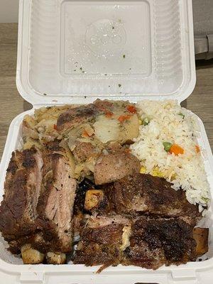 Pork Ribs Combo Platter