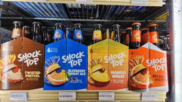 Shock top flavors