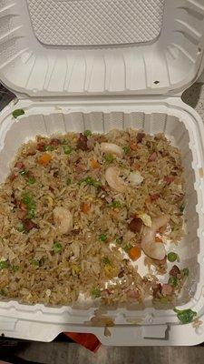 BBQ Pork and Shrimp Fried Rice