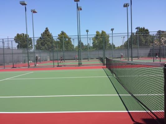 Newly surfaced courts!