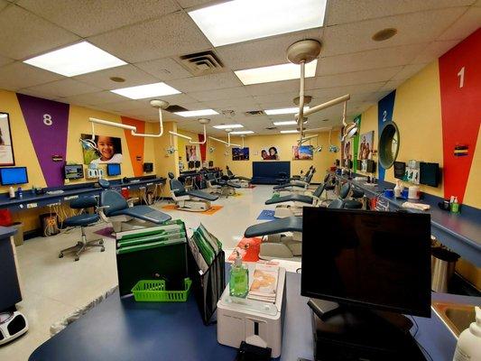 The big exam room for checkups.