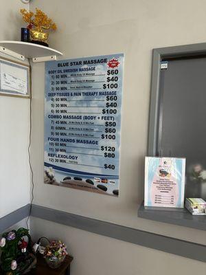 Price Menu