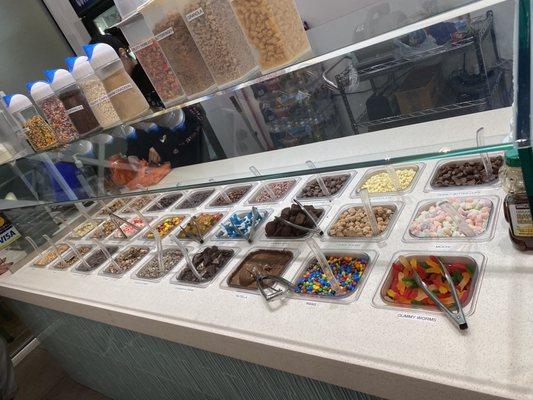 Toppings bar