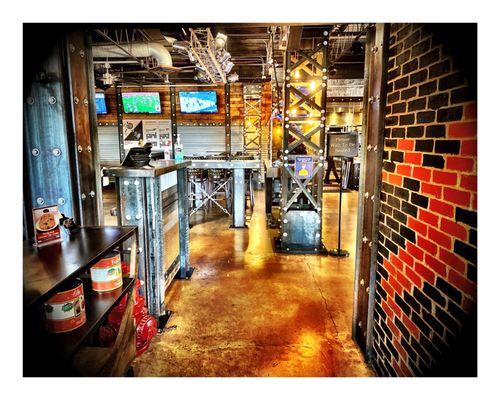 Paisans Pizzeria & Bar. Lisle IL. Great Food. Very interesting/industrial/modern Look. Outside and Inside! SuperPostIndustrial Touch! Cool!