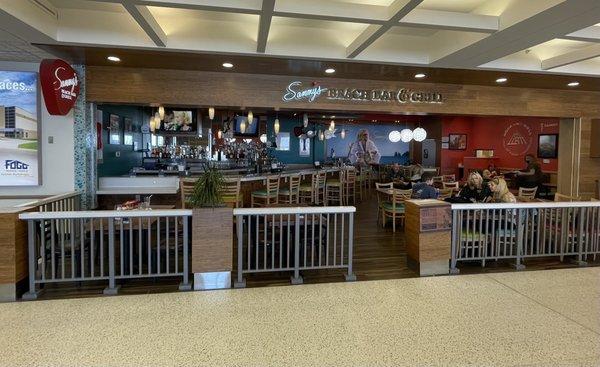 Sammy's Beach Bar by Sammy Haggar, at the snowy Cleveland Ohio Airport