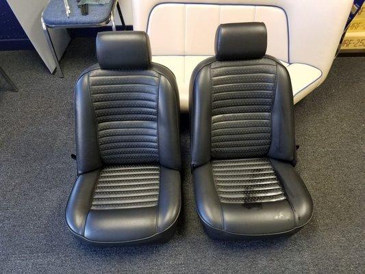 Complete repad of tr6 seats