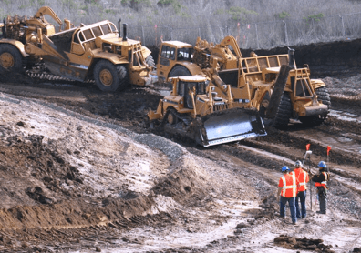 Deep removals of unsuitable soil for a military housing project, Camp Pendleton