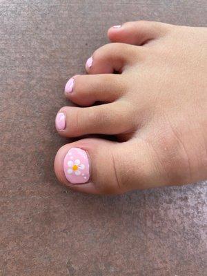 7 year old's pedicure