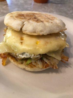 The Local breakfast sandwich