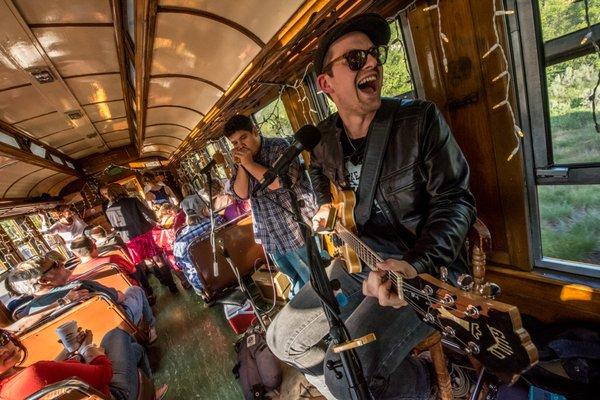 AJ Fullerton on the Durango Blues Train